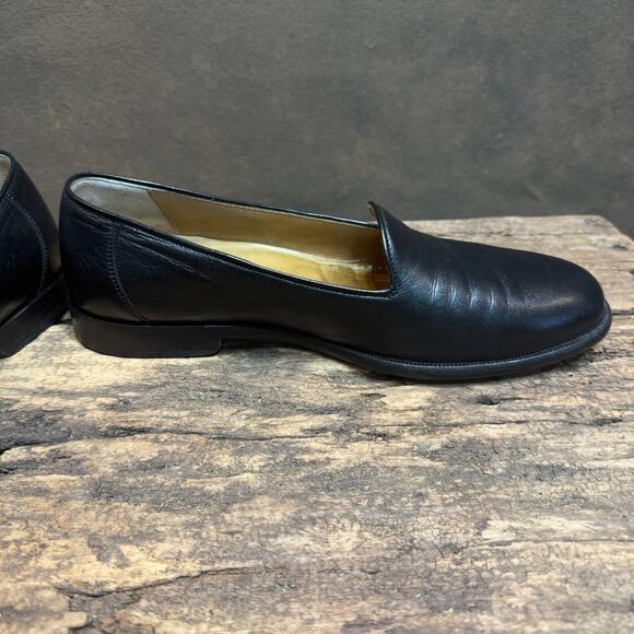 Bragamo Italian Lambskin Venetian Loafers Men’s 8.5 D Soft Leather Slip On - Picture 4 of 9